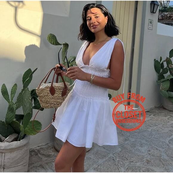 RARE!!! ZARA V-Neck Dress with Ties NWT - Picture 9 of 16